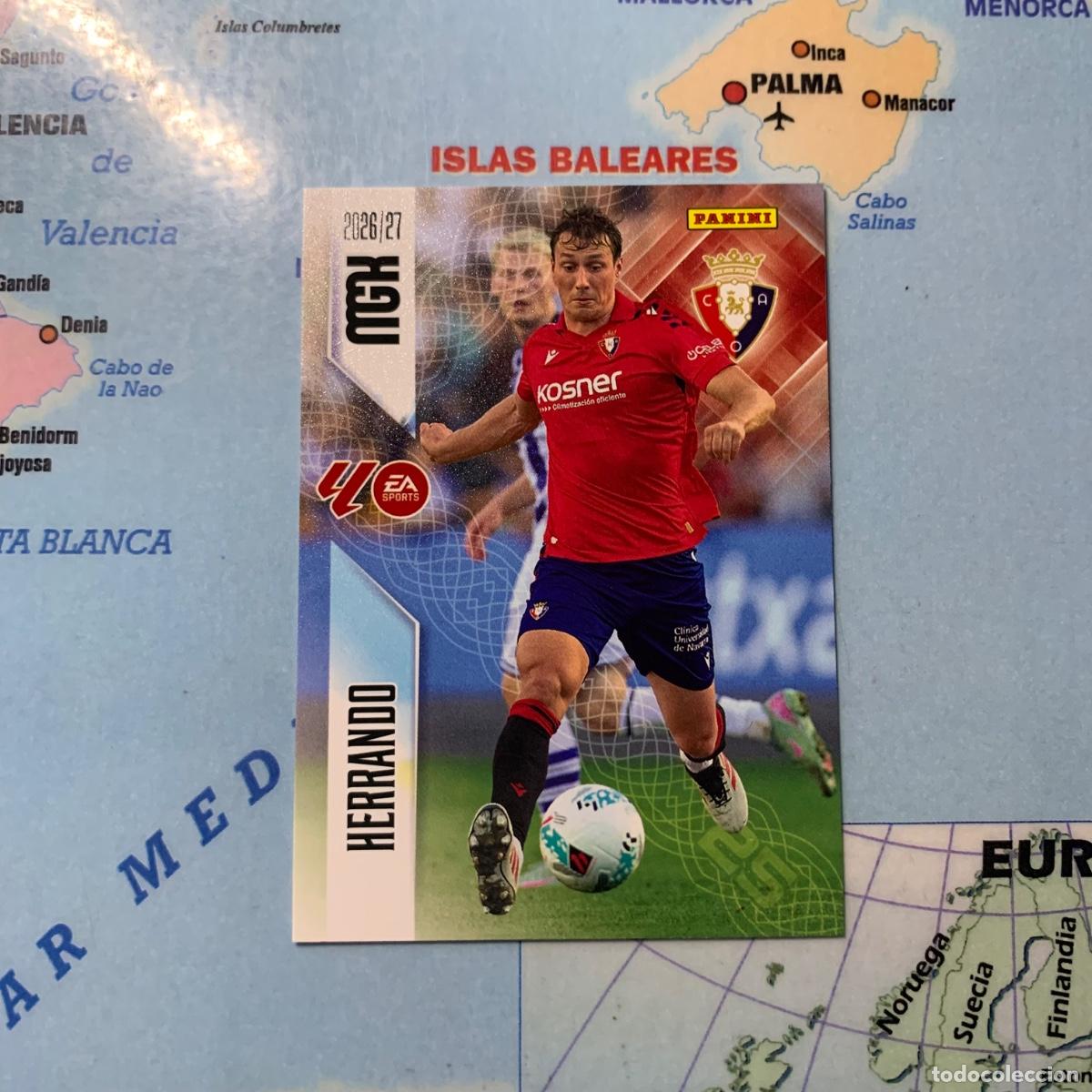 Fu&szlig;ball-Sticker: Herrando n&uacute;mero 259 de Osasuna megacracks 26-27 2026-2027