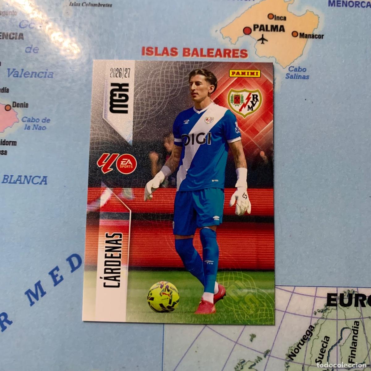 Cromos de f&uacute;tbol: C&aacute;rdenas n&uacute;mero 291 del Rayo Vallecano megacracks 26-27 2026-2027