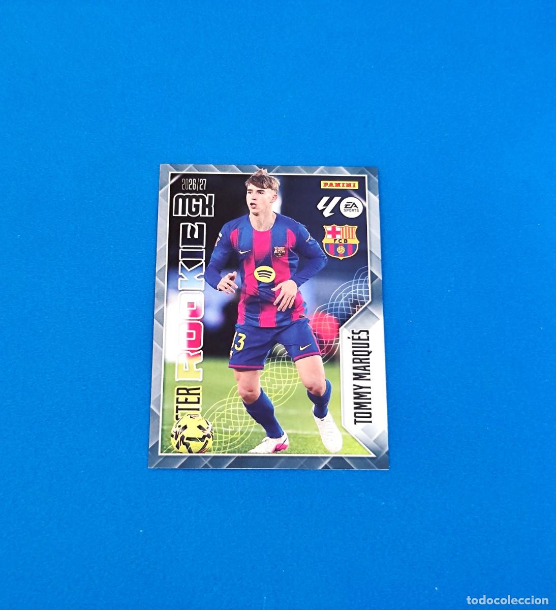 Fu&szlig;ball-Sticker: Megacracks 2026 2027 / 26 27 Master Rookie Tommy Marqu&eacute;s Barcelona