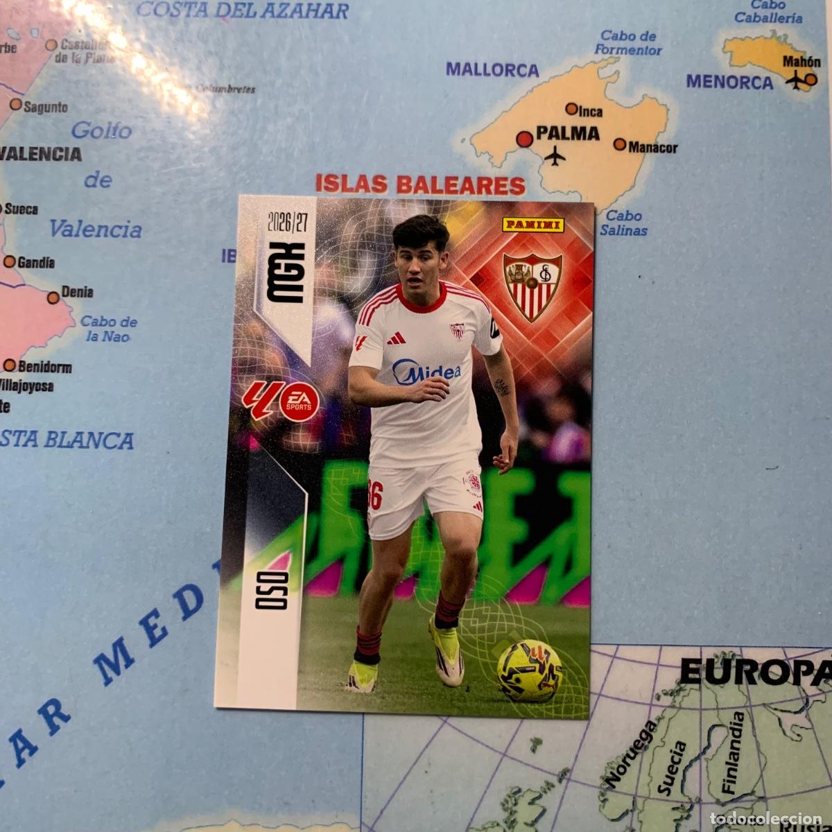 Cromos de f&uacute;tbol: Oso n&uacute;mero 334 del Sevilla megacracks 26-27 2026-2027