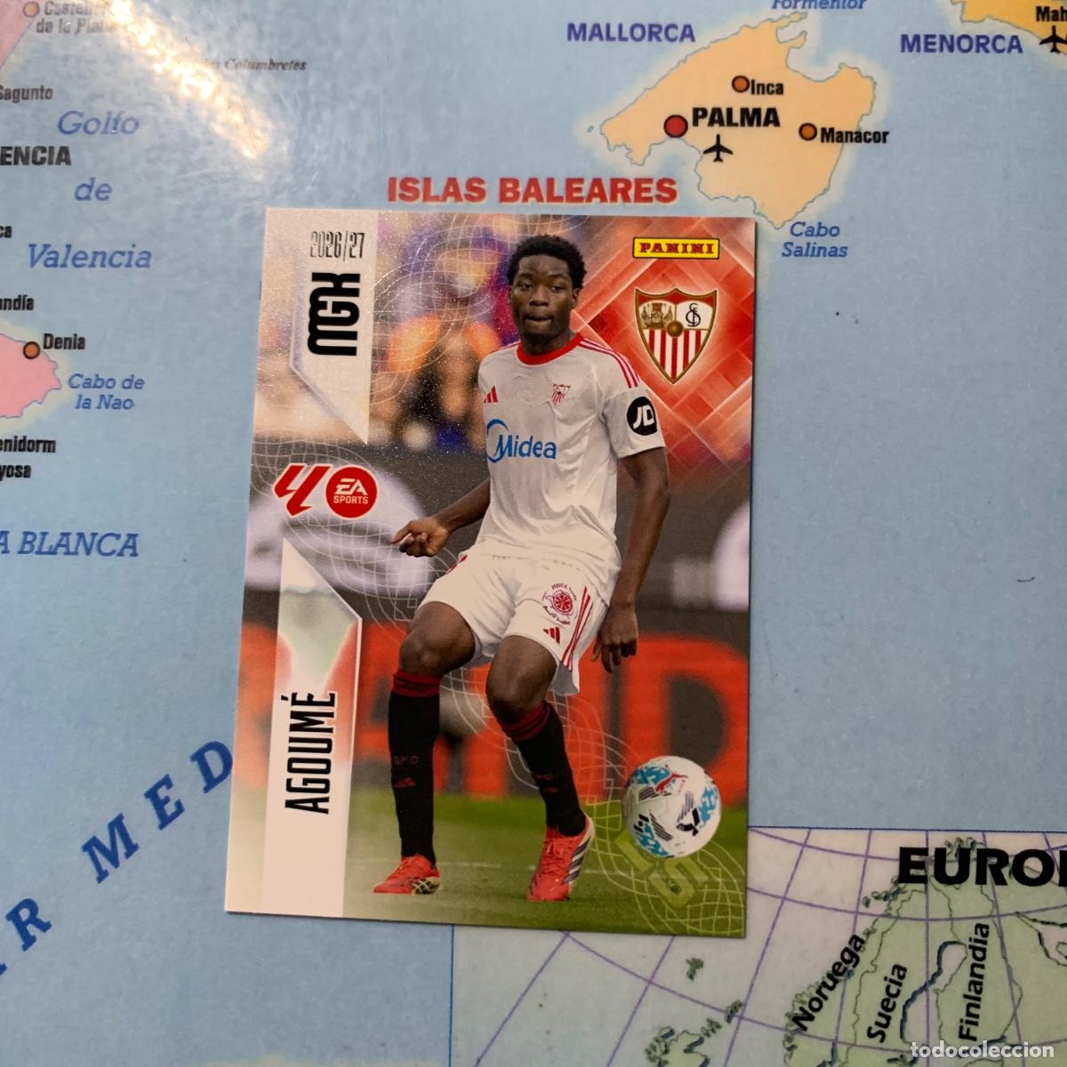 Cromos de f&uacute;tbol: Agoume n&uacute;mero 335 del Sevilla megacracks 26-27 2026-2027