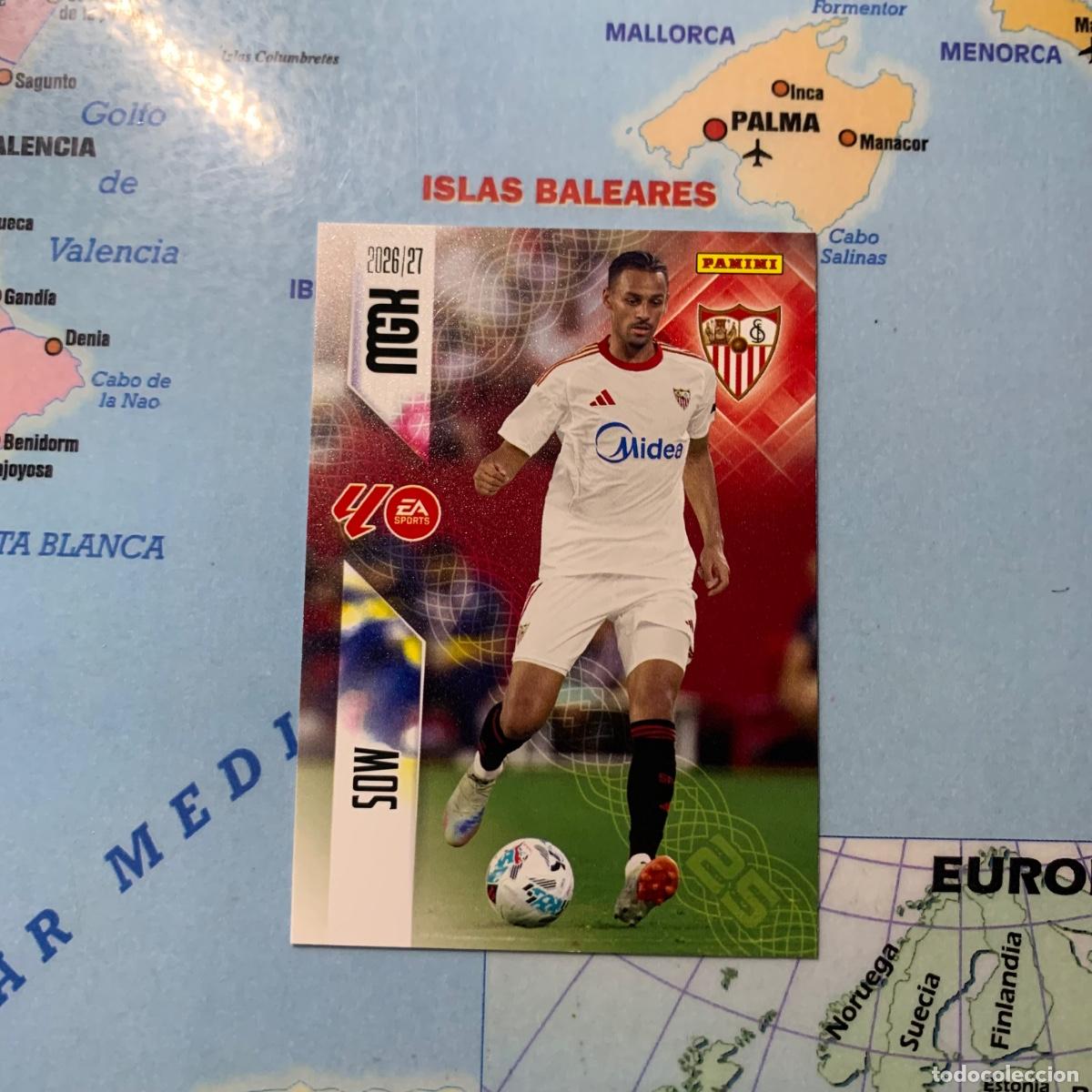 Cromos de f&uacute;tbol: Sow n&uacute;mero 336 del Sevilla megacracks 26-27 2026-2027