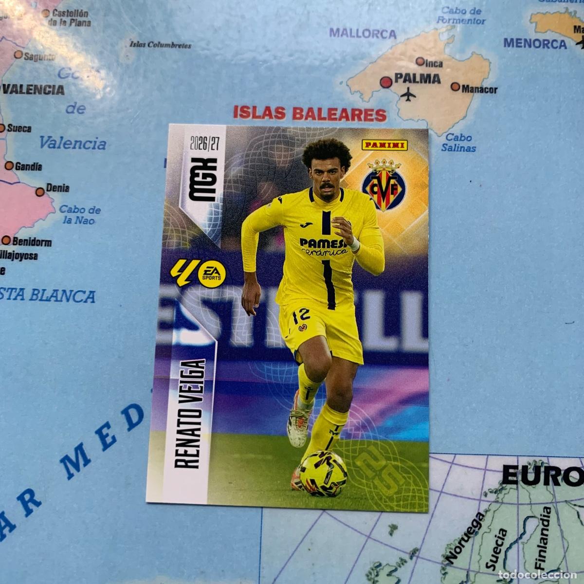 Cromos de f&uacute;tbol: Renato Veiga n&uacute;mero 368 del Villarreal megacracks 26-27 2026-2027