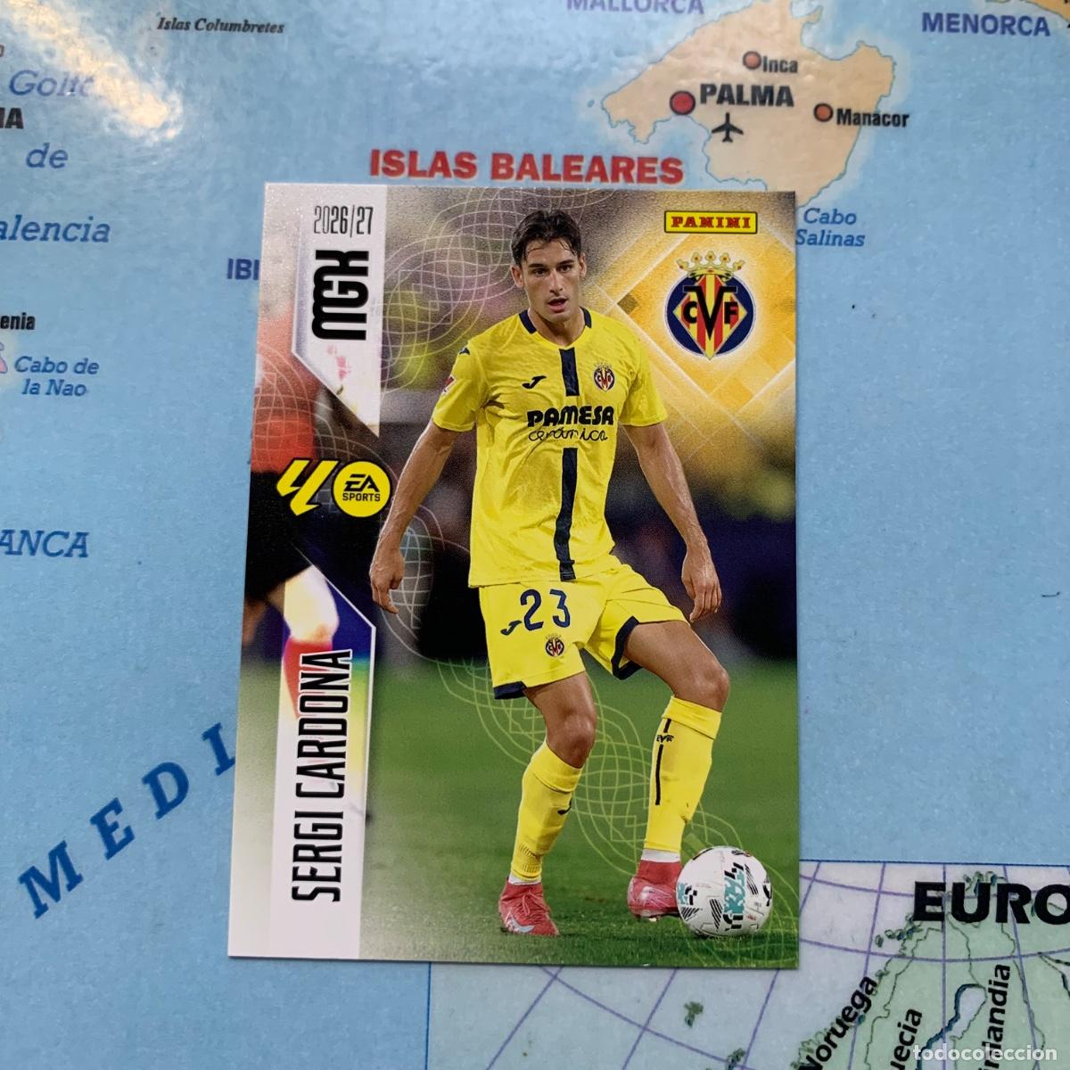 Cromos de f&uacute;tbol: Sergi Cardona n&uacute;mero 369 del Villarreal megacracks 26-27 2026-2027