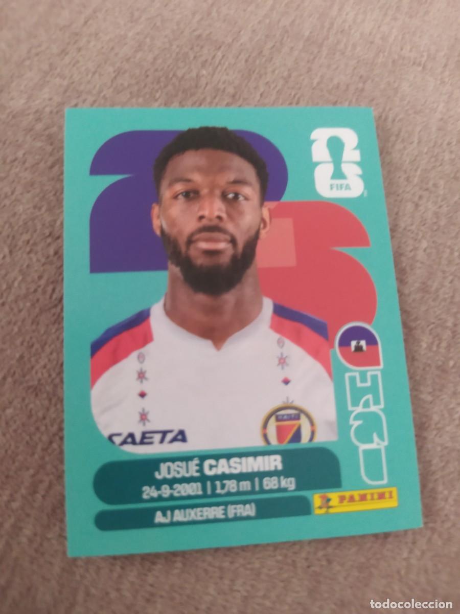 Cromos de f&uacute;tbol: HAI 16 HAI16 Josu&eacute; CASIMIR Hait&iacute; Mundial 2026 Panini