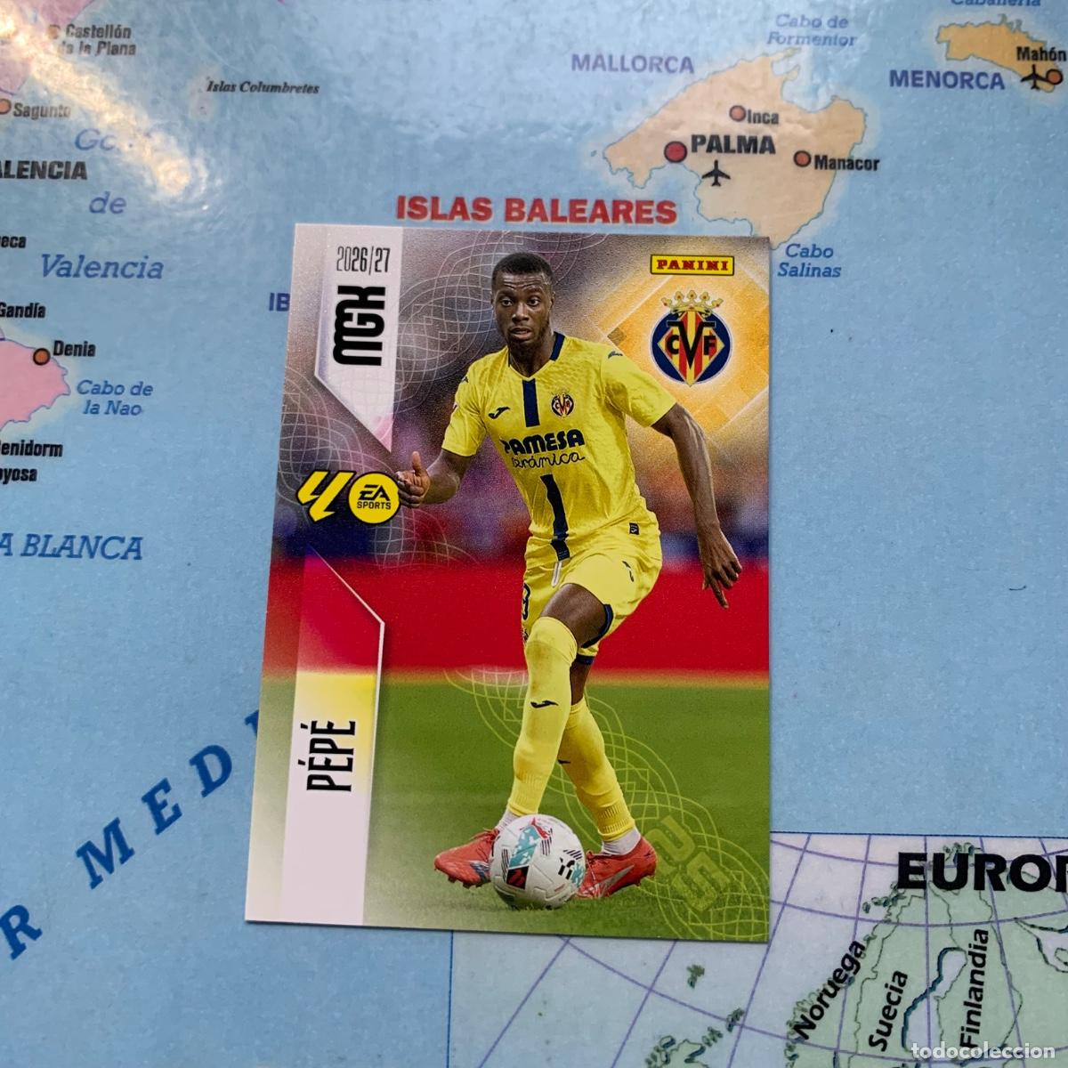 Cromos de f&uacute;tbol: Pepe n&uacute;mero 375 del Villarreal megacracks 26-27 2026-2027