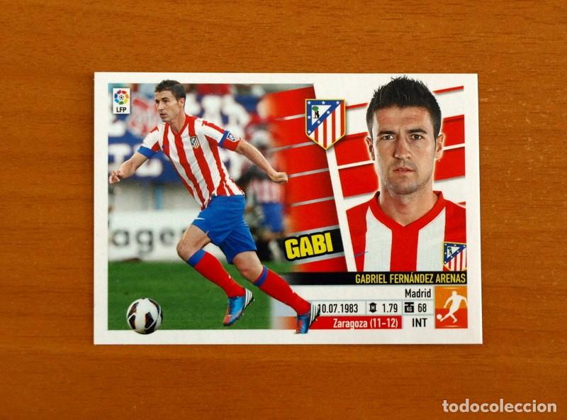 Cromos de f&uacute;tbol: Atl&eacute;tico Madrid - Gabi N&ordm; 9 - Liga 2013-2014, 13-14 - Ediciones Este - Nunca pegado