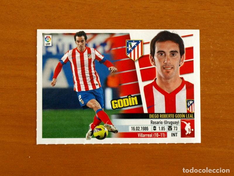 Cromos de f&uacute;tbol: Atl&eacute;tico Madrid - God&iacute;n N&ordm; 5 - Liga 2013-2014, 13-14 - Ediciones Este -Nunca pegado