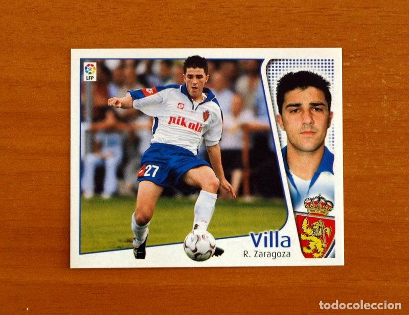 Cromos de f&uacute;tbol: Real Zaragoza - Villa - Ediciones Este Liga 2004-2005, 04-05 - Nunca Pegado