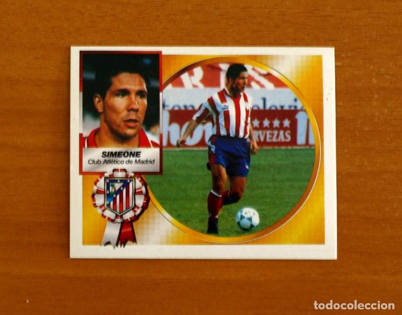 Cromos de f&uacute;tbol: Atletico de Madrid - Simeone - COLOCA - Ediciones Este Liga 1994-1995, 94-95 - Nunca Pegado