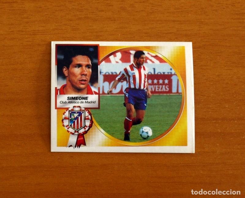 Cromos de f&uacute;tbol: Atletico de Madrid - Simeone - COLOCA - Ediciones Este Liga 1994-1995, 94-95 - Nunca Pegado