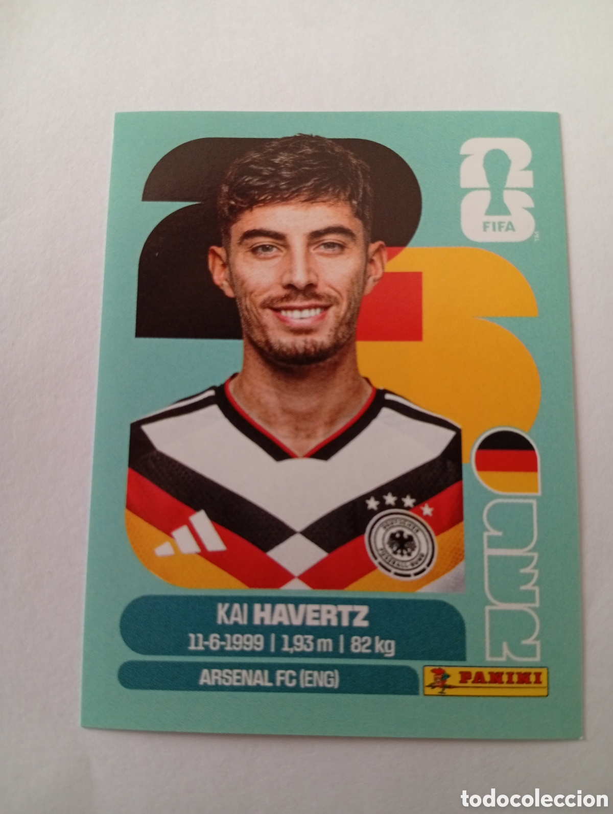 Cromos de f&uacute;tbol: FIFA WORLD CUP 2026 * KAI HAVERTZ N&ordm; 17 * DE ALEMANIA