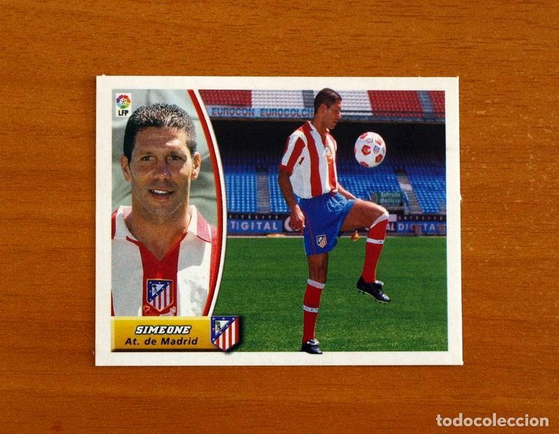 Cartes &agrave; collectionner de Football: Atl&eacute;tico Madrid - Simeone - Ediciones Este Liga 2003-2004, 03-04 - Nunca Pegado