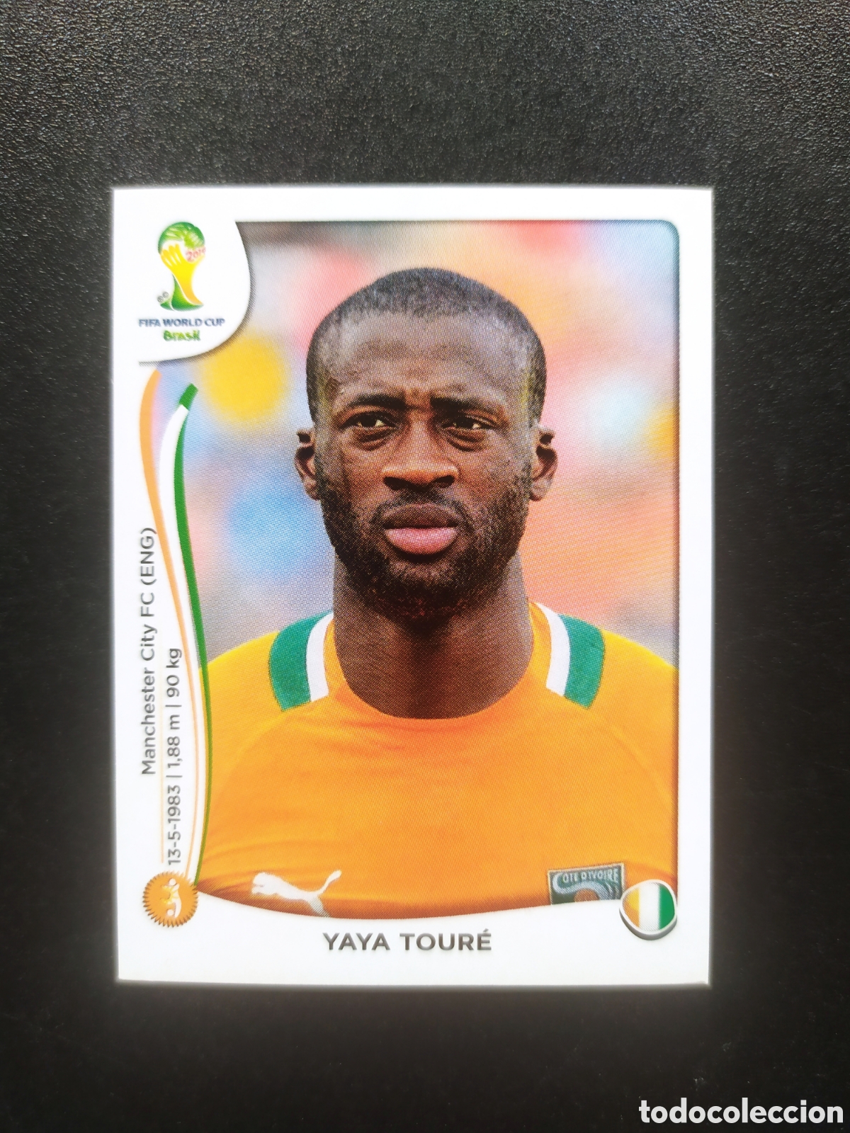 Cartes &agrave; collectionner de Football: Mundial FIFA Brasil 2014 Panini Yaya Toure n&deg; 231 Costa de Marfil