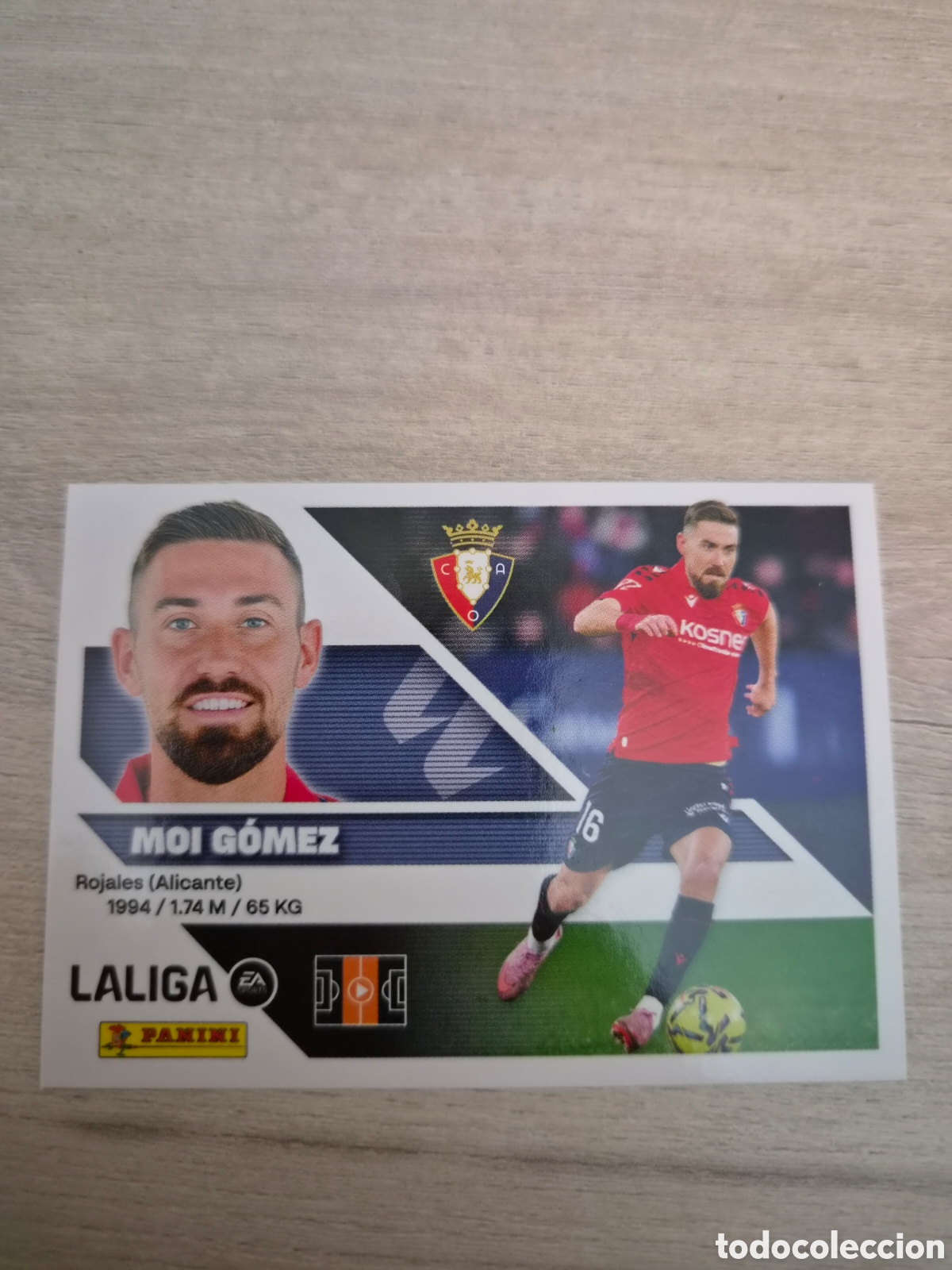 Cartes &agrave; collectionner de Football: N&deg;13A Osasuna Moi Gomez Liga Este 26/27