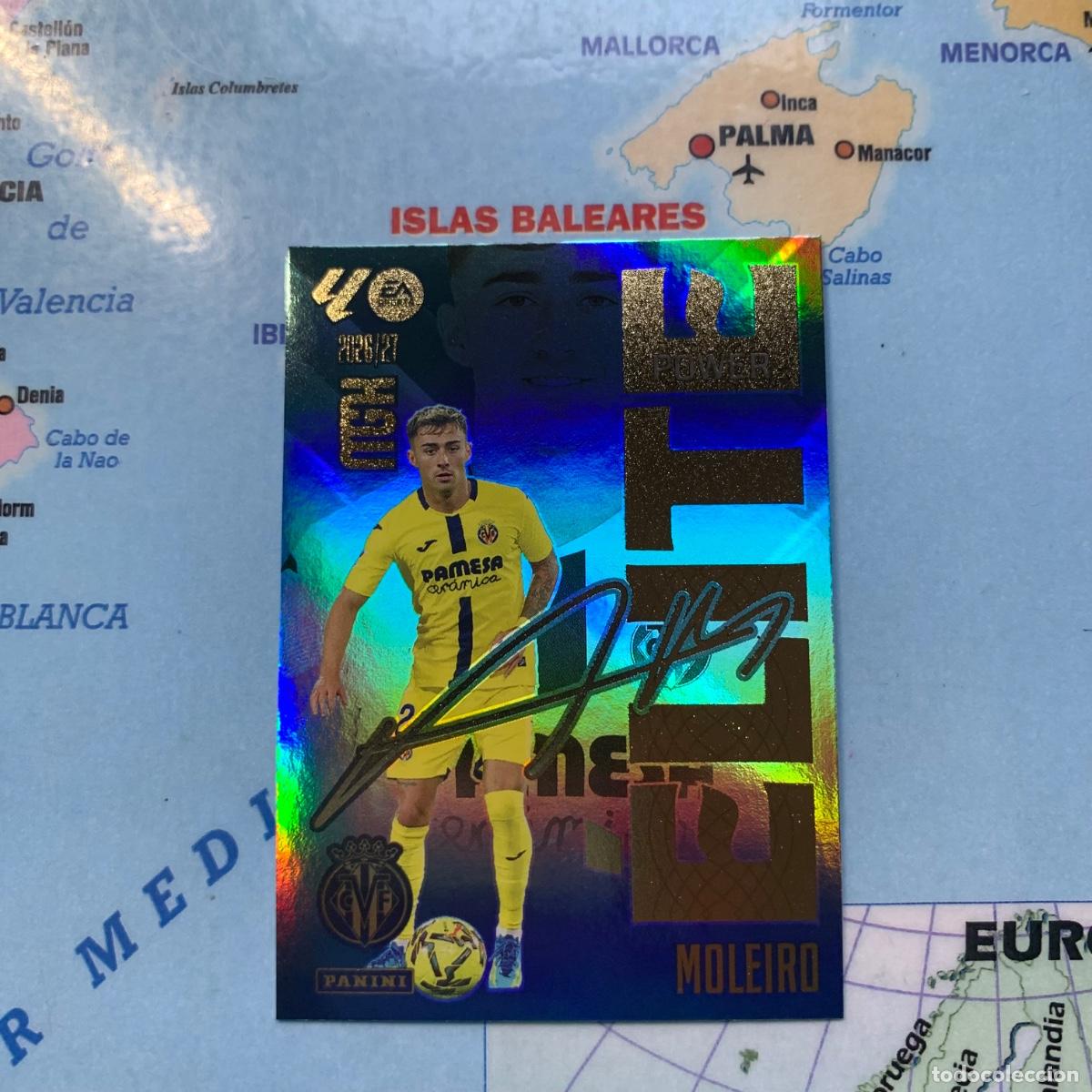 Cromos de f&uacute;tbol: Moleiro elite power n&uacute;mero P11 Del Villarreal megacracks 26-27 2026-2027