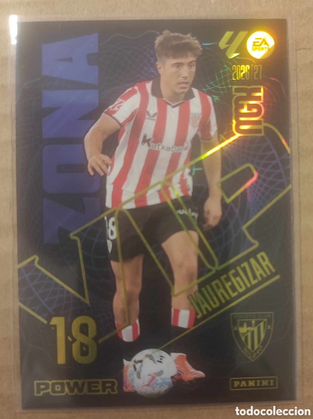 Cromos de f&uacute;tbol: MEGACRACKS 2026 2027 VIP POWER JAUREGIZAR