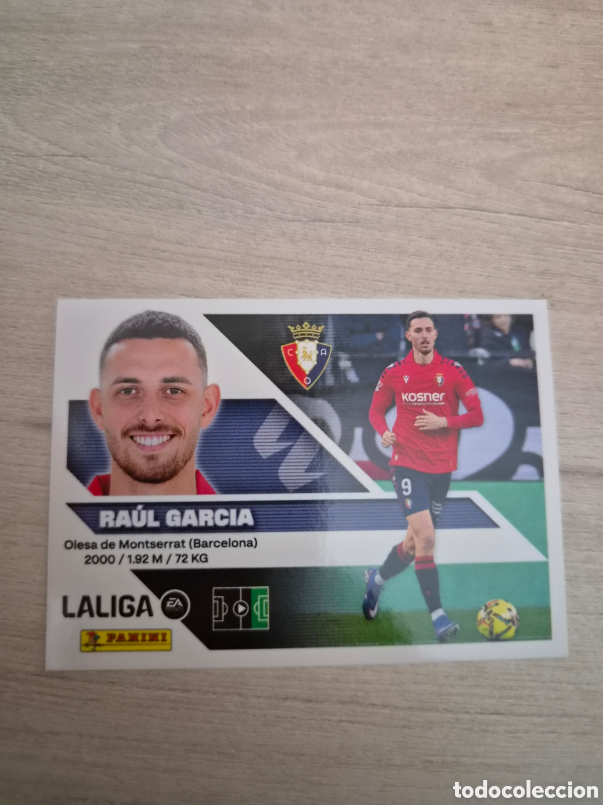 Cromos de f&uacute;tbol: N&deg;18 Osasuna Raul Garcia Liga Este 26/27