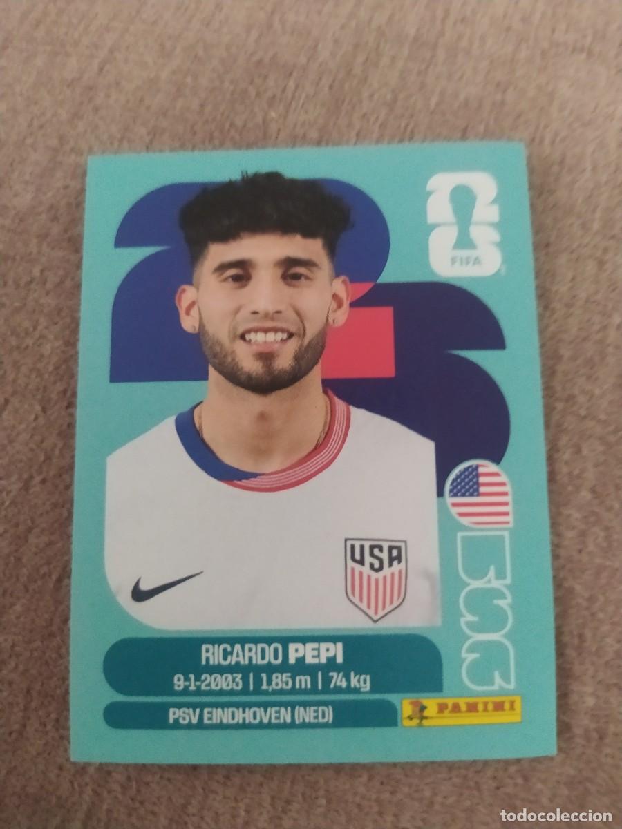 Cromos de f&uacute;tbol: USA 18 USA18 Ricardo PEPI Estados Unidos Mundial 2026 Panini