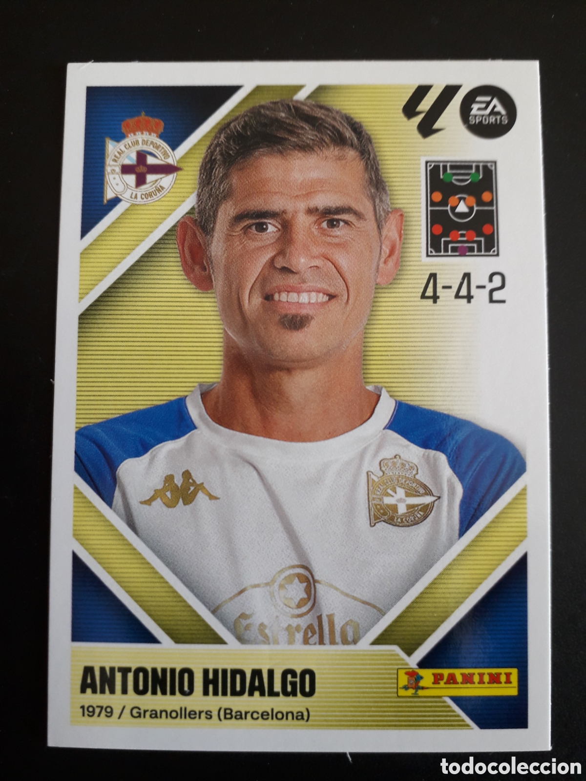 Cromos de f&uacute;tbol: ANTONIO HIDALGO DEPORTIVO DE LA CORU&Ntilde;A N&deg; 2 ED ESTE 2026 2027 26 27 SIN PEGAR PEDIDO M&Iacute;NIMO 3&euro;