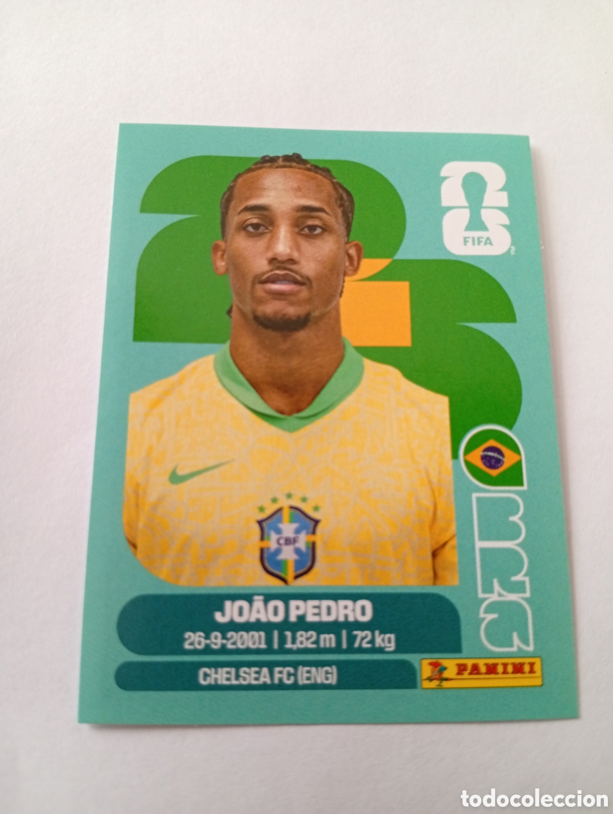 Cromos de f&uacute;tbol: BRA 16 JOAO PEDRO BRASIL MUNDIAL FIFA WORLD CUP 2026 26 PANINI STICKERS NUEVO