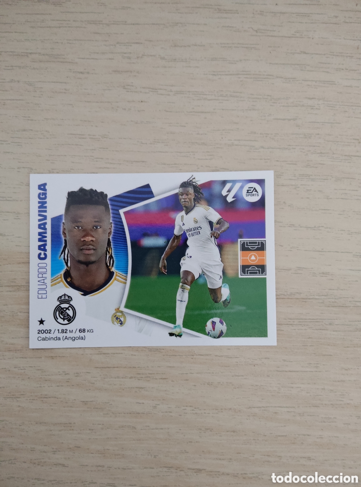 Cromos de f&uacute;tbol: 12 CAMAVINGA REAL MADRID LIGA ESTE 2024 2025