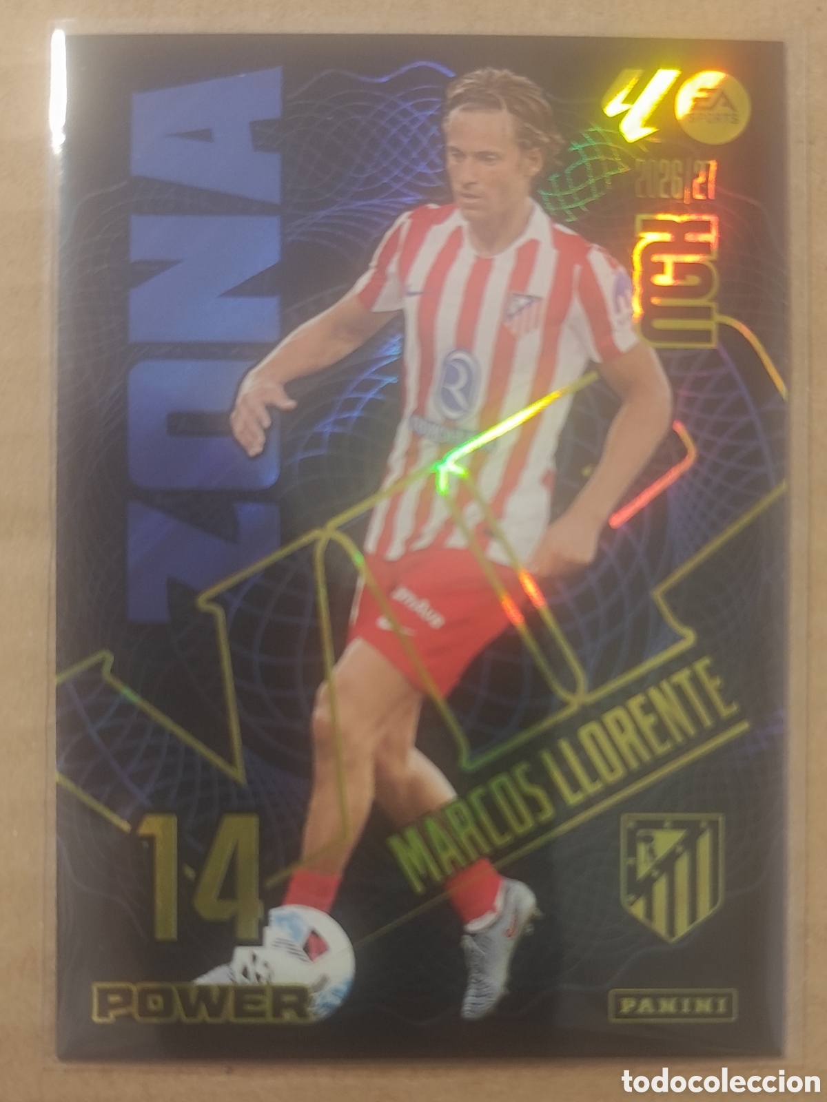 Cromos de f&uacute;tbol: MEGACRACKS 2026 2027 VIP POWER MARCOS LLORENTE