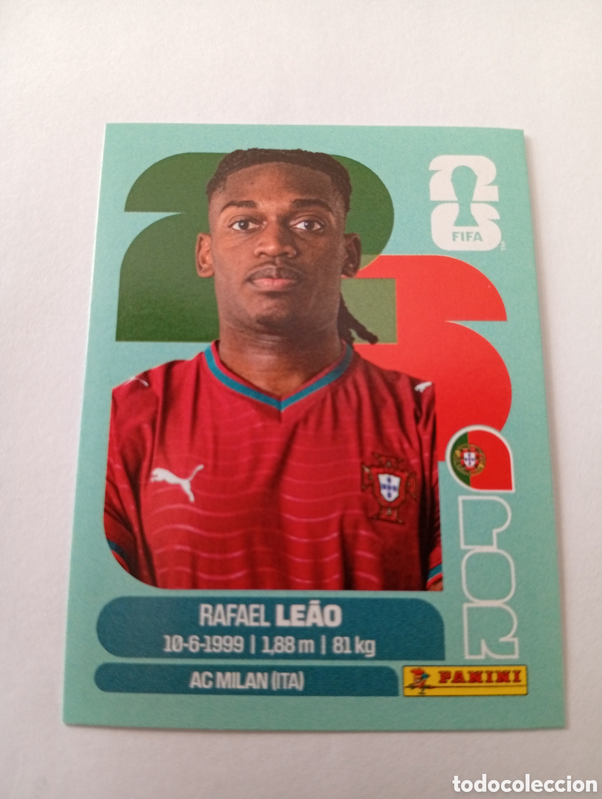 Cromos de f&uacute;tbol: POR 20 POR20 RAFAEL LEAO PORTUGAL ⚽ PANINI FIFA MUNDIAL WORLD CUP 26 2026 STICKER ⚽