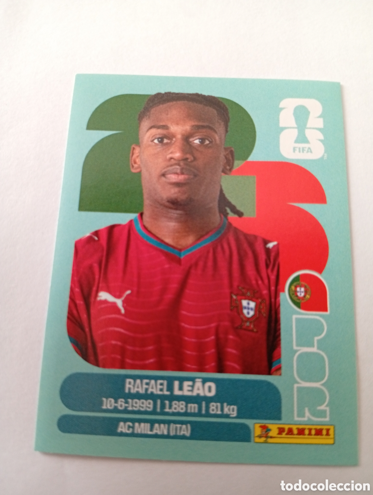 Cromos de f&uacute;tbol: POR 20 POR20 RAFAEL LEAO PORTUGAL ⚽ PANINI FIFA MUNDIAL WORLD CUP 26 2026 STICKER ⚽