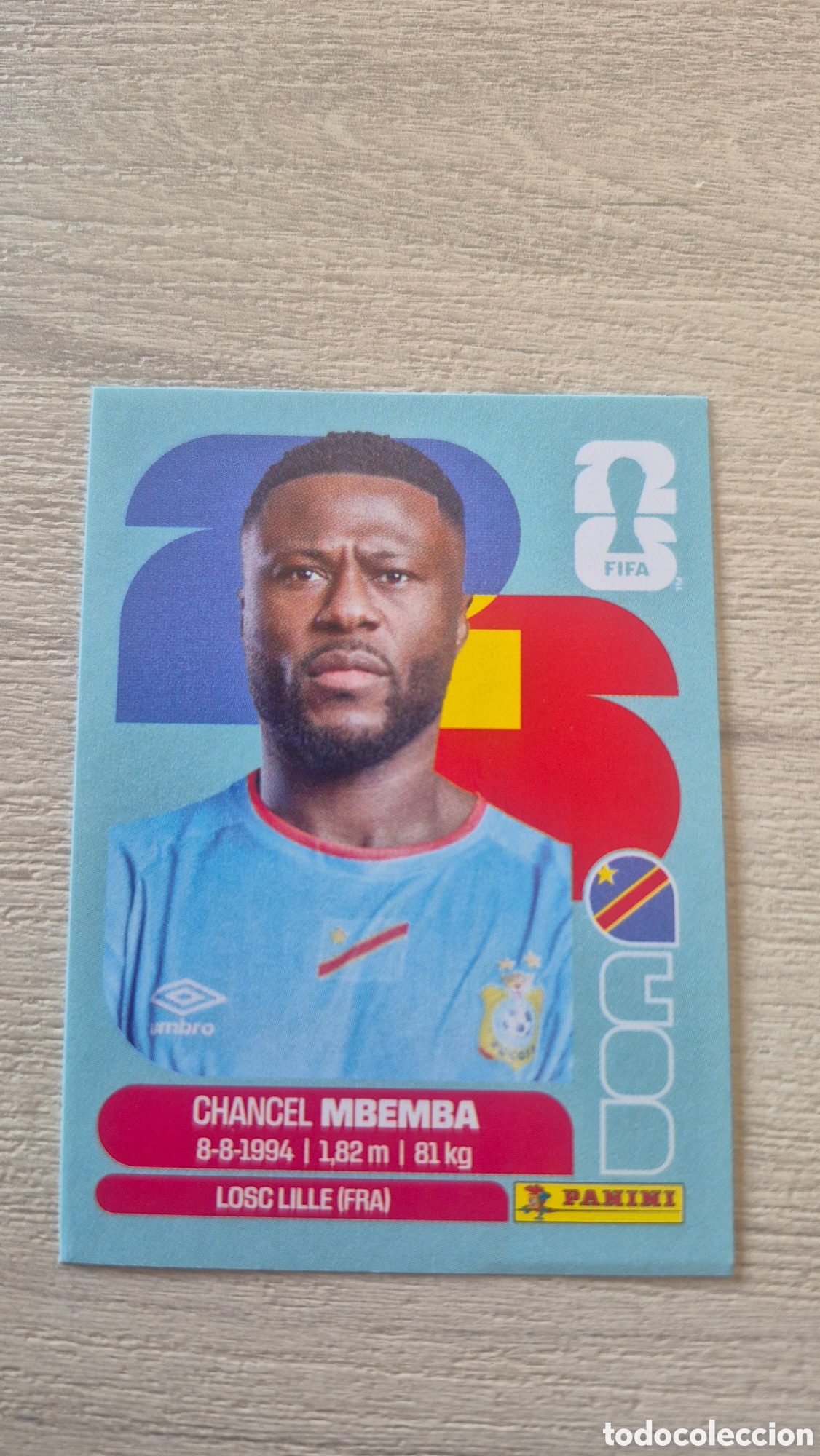 Fu&szlig;ball-Sticker: COD6 Mbemba FIFA World Cup 2026