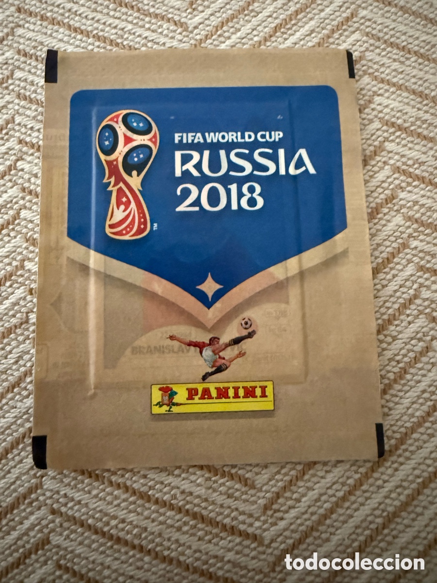 Fu&szlig;ball-Sticker: Sobre sin abrir Panini FIFA World Cup Russia 2018.