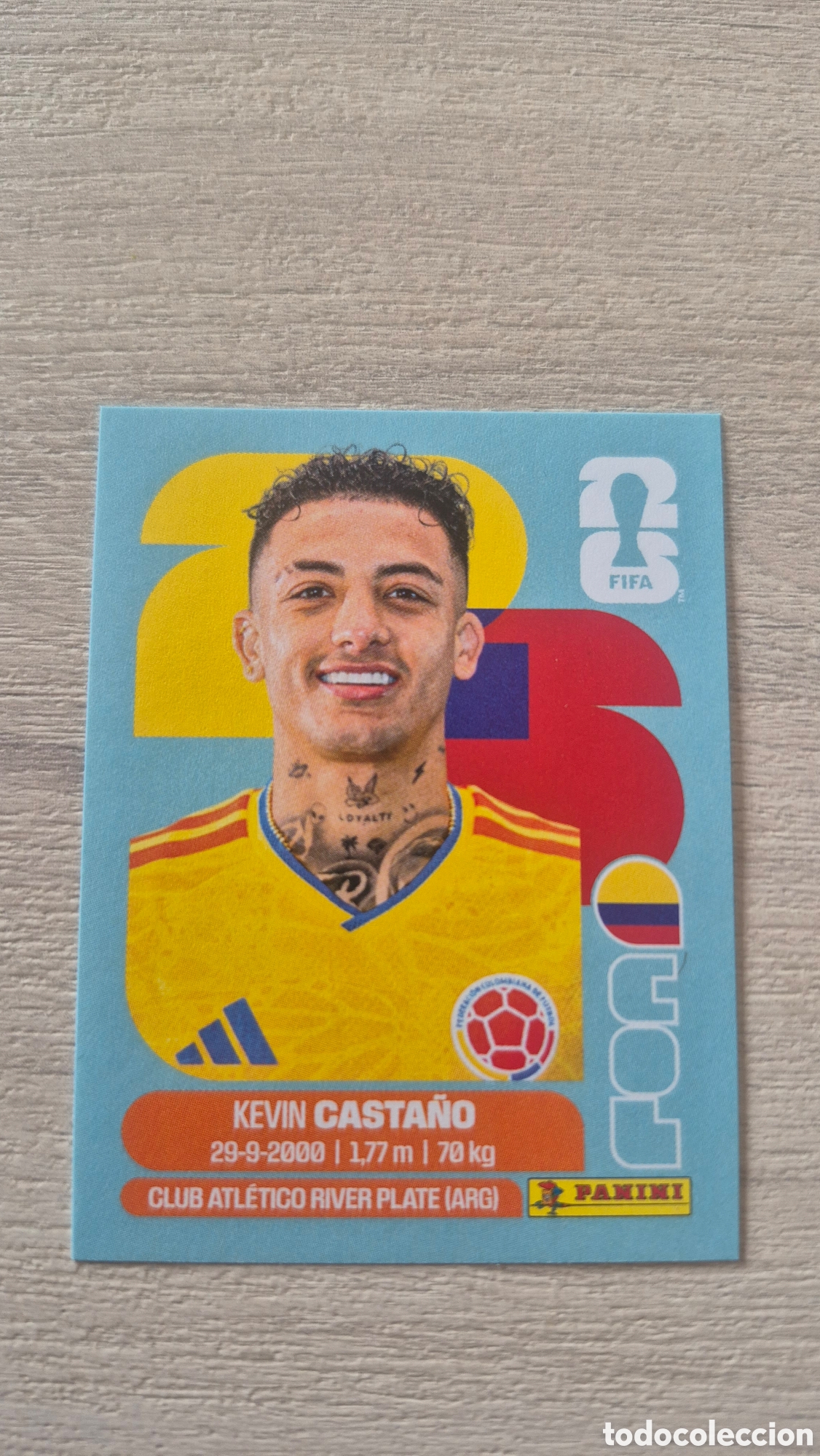 Fu&szlig;ball-Sticker: COL11 Casta&ntilde;o FIFA World Cup 2026