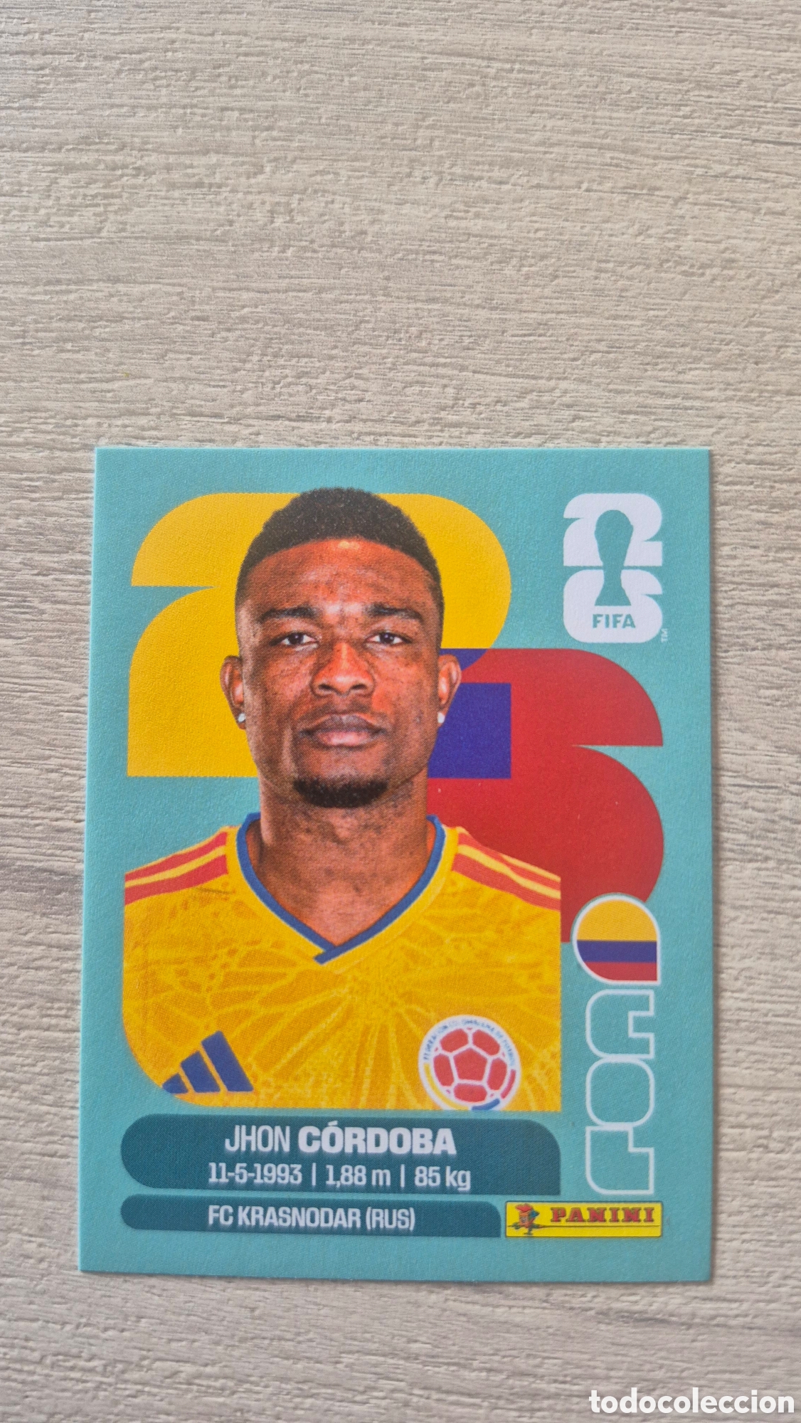 Fu&szlig;ball-Sticker: COL18 C&oacute;rdoba FIFA World Cup 2026