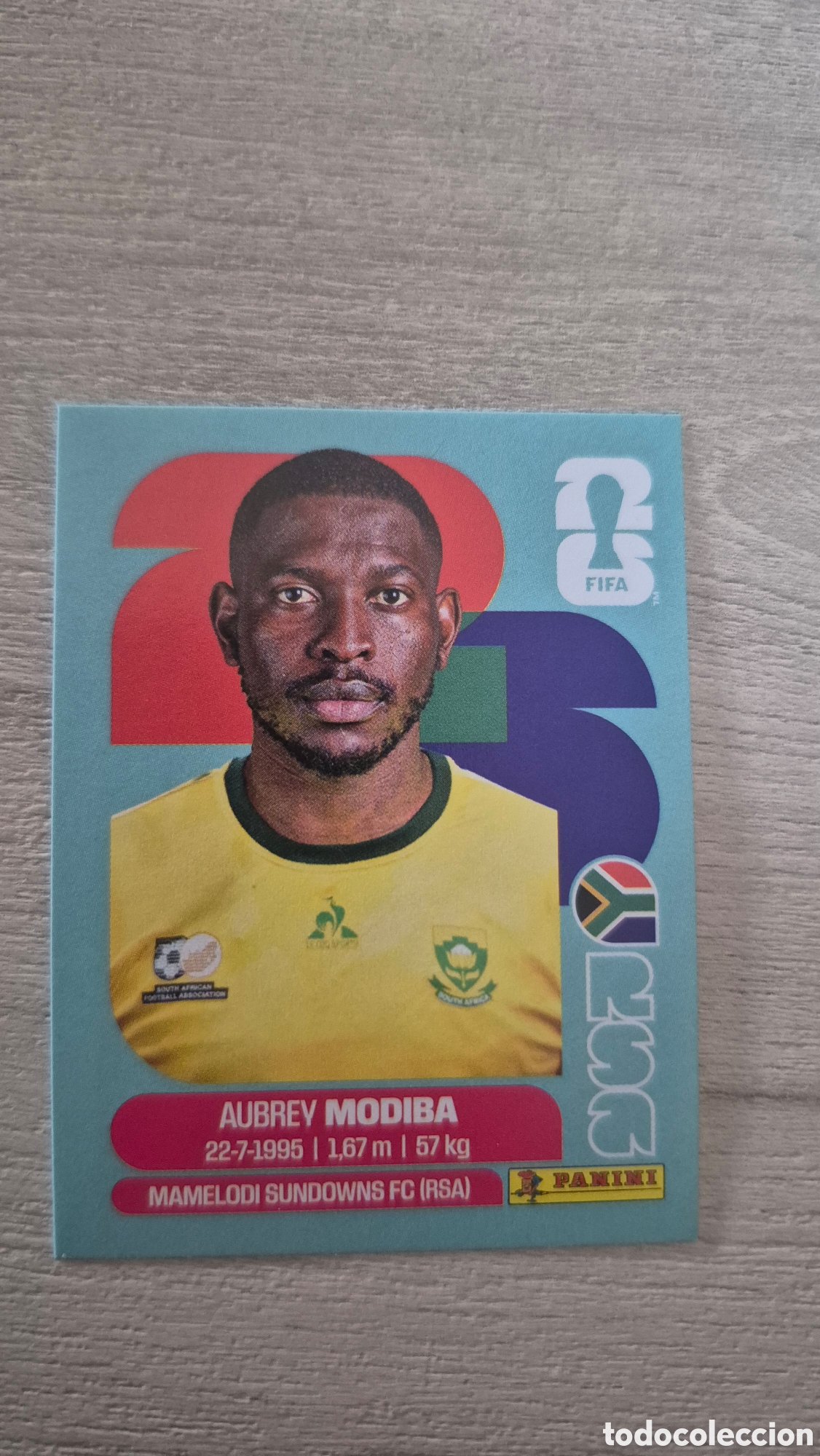 Cromos de f&uacute;tbol: RSA4 Modiba FIFA World Cup 2026