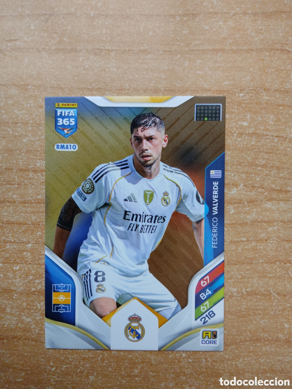 Cromos de f&uacute;tbol: RMA10 FEDERICO VALVERDE REAL MADRID FIFA 365 ADRENALYN 2026