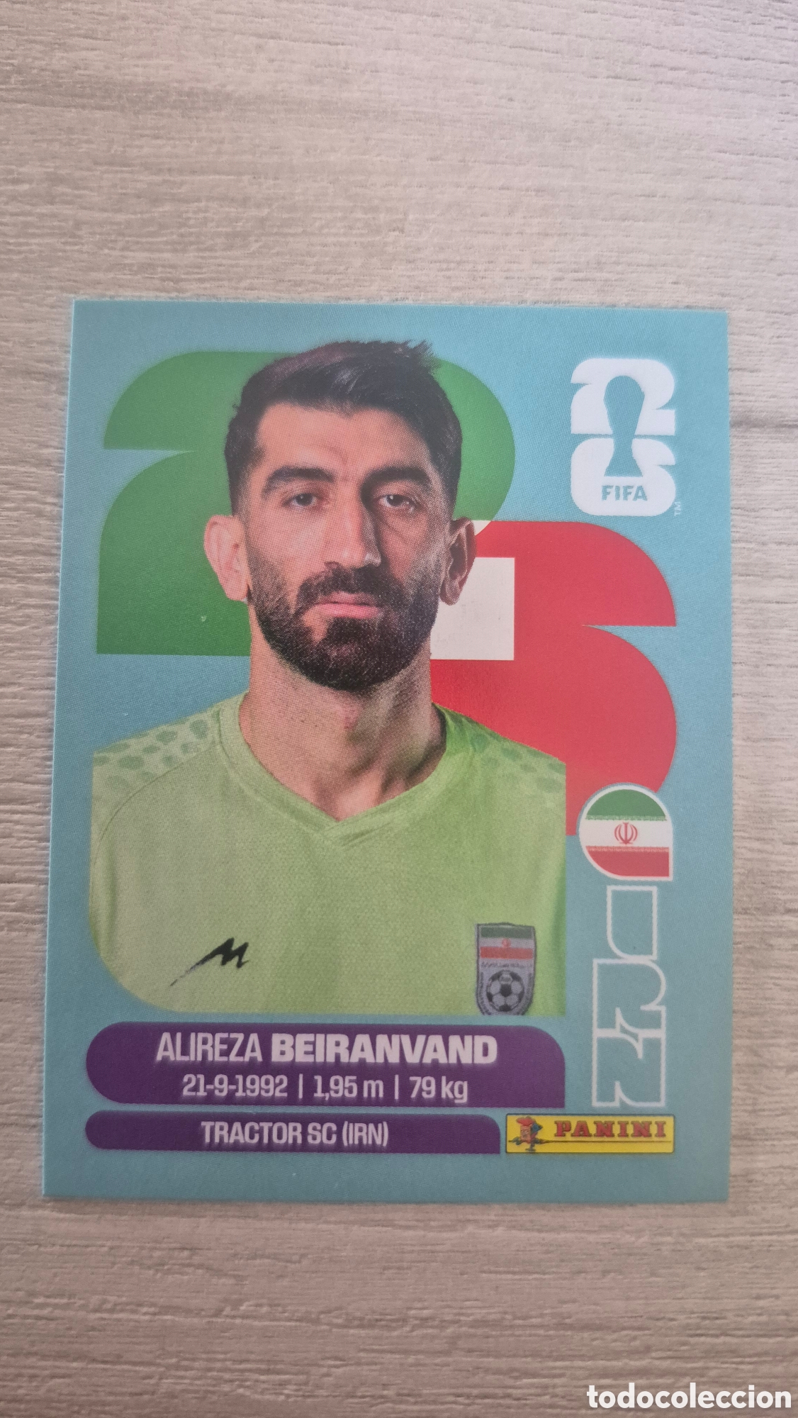Cromos de f&uacute;tbol: IRN2 Beiranvand FIFA World Cup 2026