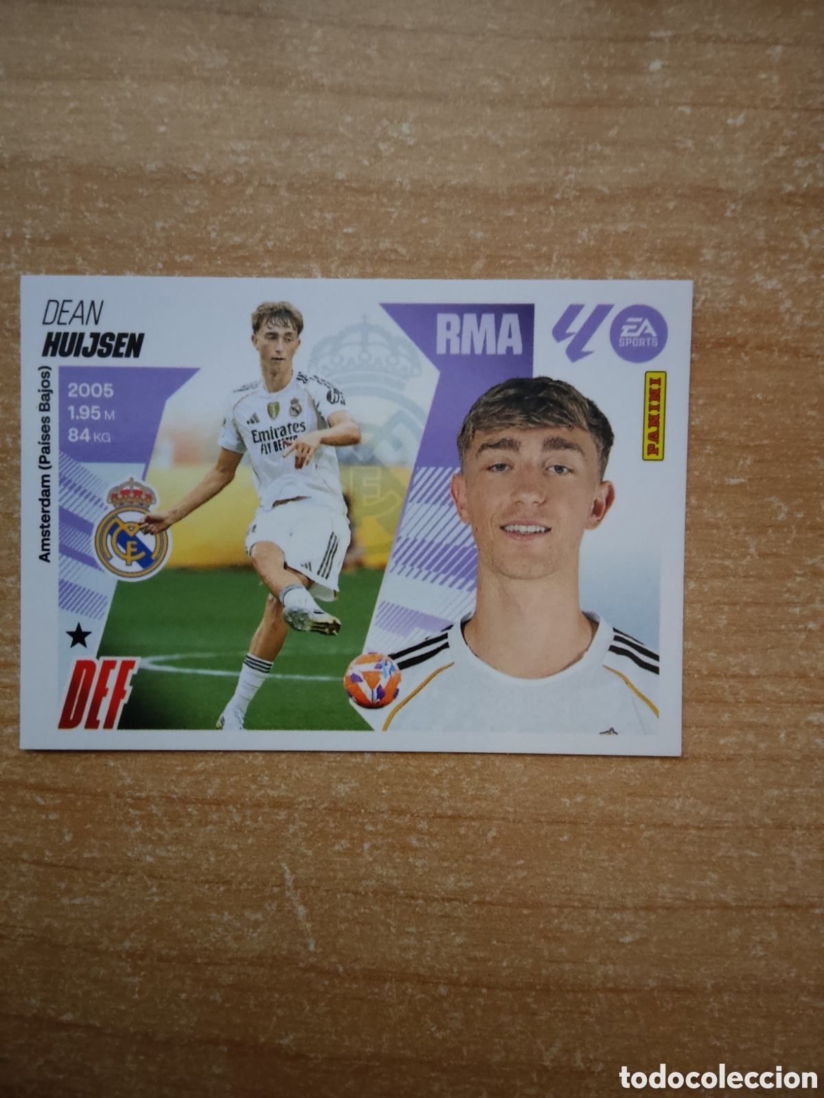 Cromos de f&uacute;tbol: 1 HUIJSEN ULTIMO FICHAJE REAL MADRID LIGA ESTE 2025 2026