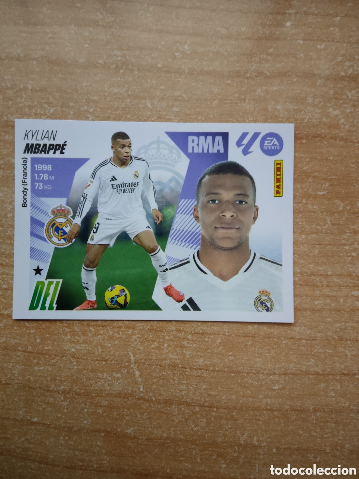 Cromos de f&uacute;tbol: 19 MBAPP&Eacute; REAL MADRID LIGA ESTE 2025 2026