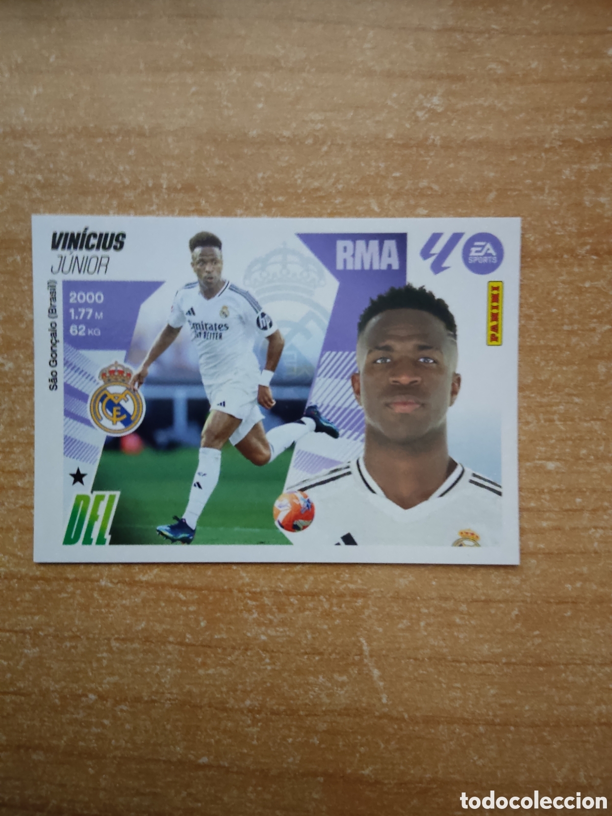 Cromos de f&uacute;tbol: 20 VINICIUS REAL MADRID LIGA ESTE 2025 2026