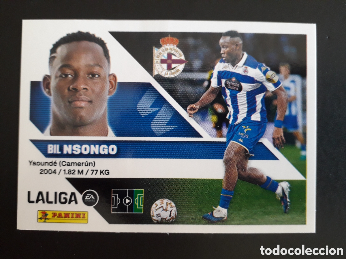 Cromos de f&uacute;tbol: NSONGO DEPORTIVO DE LA CORU&Ntilde;A N&deg; 20 ED ESTE 2026 2027 26 27 SIN PEGAR PEDIDO M&Iacute;NIMO 3&euro;