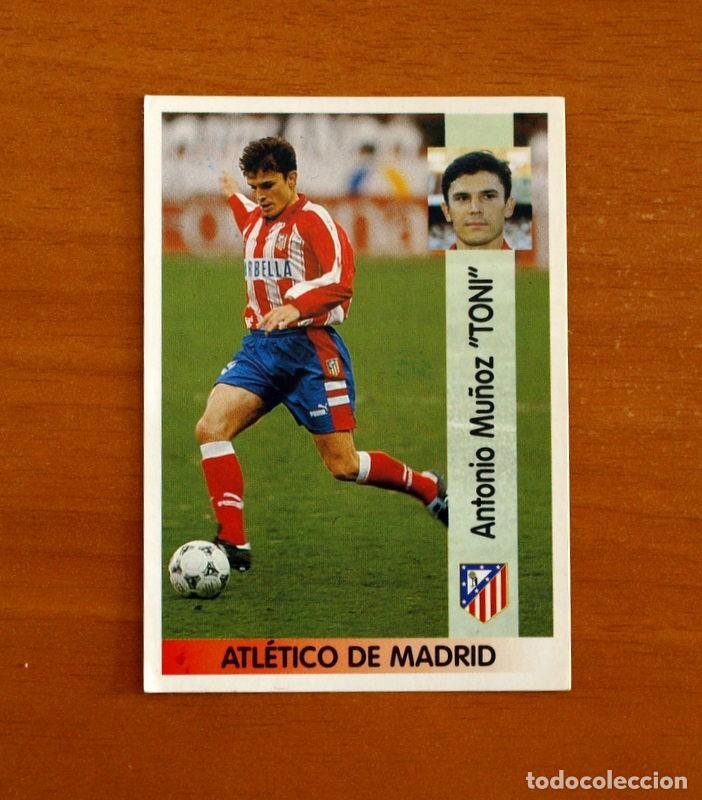 Cartes &agrave; collectionner de Football: Atl&eacute;tico Madrid - N&ordm; 6 Toni - Editorial Panini Liga 1996-1997-96-97 - Nunca Pegado