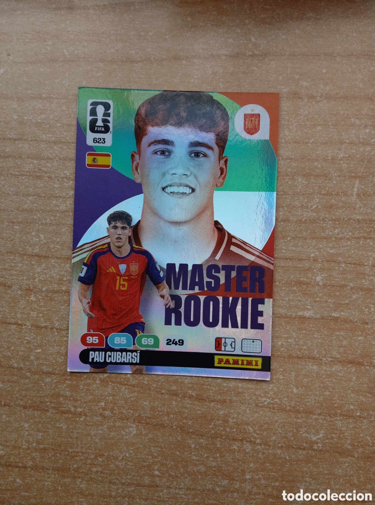 Cromos de Futebol: 623 PAU CUBARS&Iacute; ADRENALYN XL MUNDIAL 2026 MASTER ROOKIE