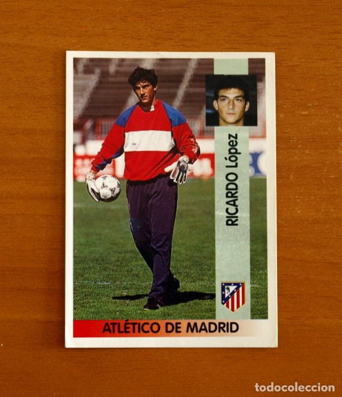 Football Stickers: Atl&eacute;tico Madrid - N&ordm; 16 Ricardo L&oacute;pez - Editorial Panini Liga 1996-1997-96-97 - Nunca Pegado