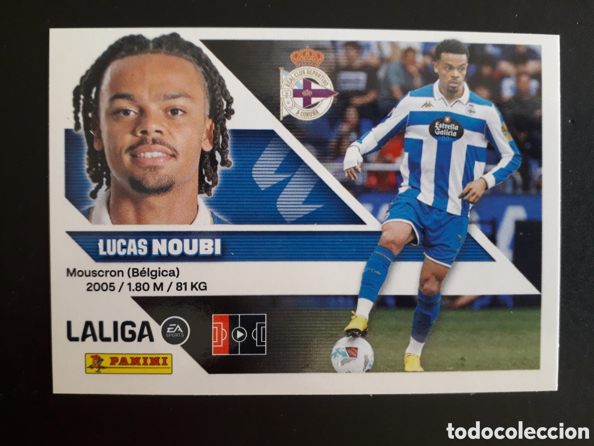 Cromos de f&uacute;tbol: NOUBI DEPORTIVO DE LA CORU&Ntilde;A N&deg; 7 ED ESTE 2026 2027 26 27 SIN PEGAR PEDIDO M&Iacute;NIMO 3&euro;