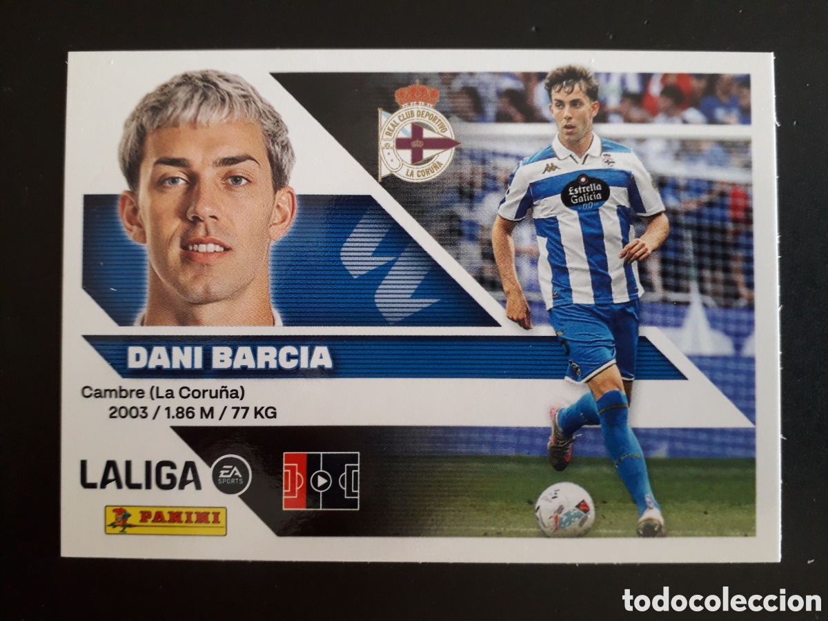 Cartes &agrave; collectionner de Football: DANI BARCIA DEPORTIVO DE LA CORU&Ntilde;A N&deg; 8 ED ESTE 2026 2027 26 27 SIN PEGAR PEDIDO M&Iacute;NIMO 3&euro;