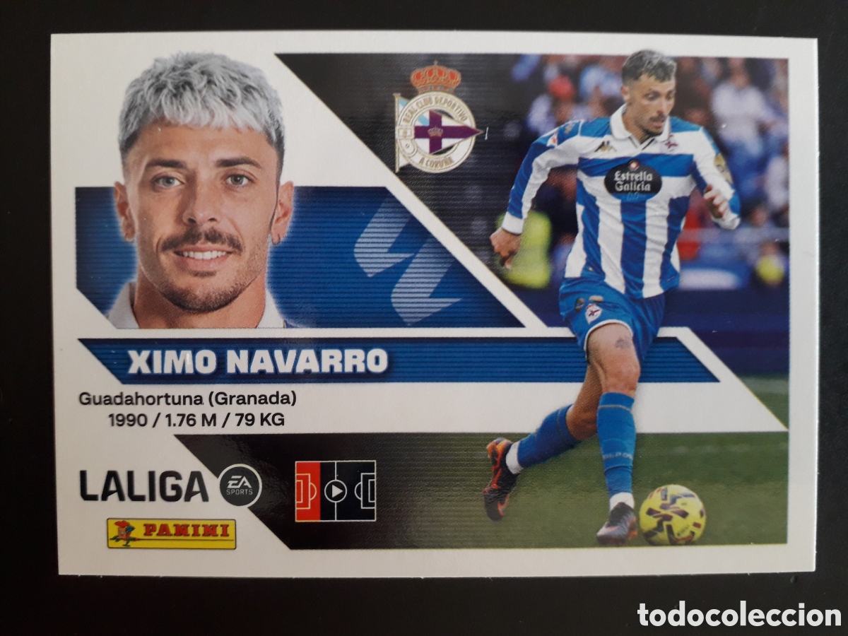 Cartes &agrave; collectionner de Football: XIMO NAVARRO DEPORTIVO DE LA CORU&Ntilde;A N&deg; 9A ED ESTE 2026 2027 26 27 SIN PEGAR PEDIDO M&Iacute;NIMO 3&euro;