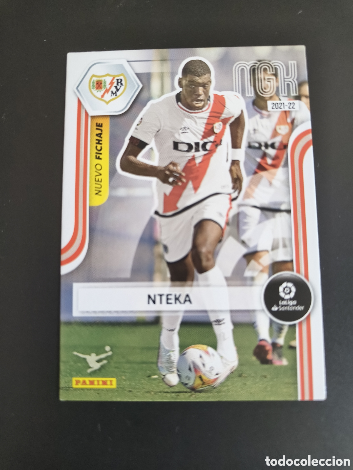 Cartes &agrave; collectionner de Football: Megacracks 2021/22 443 Nteka Rayo Vallecano Nuevo Fichaje