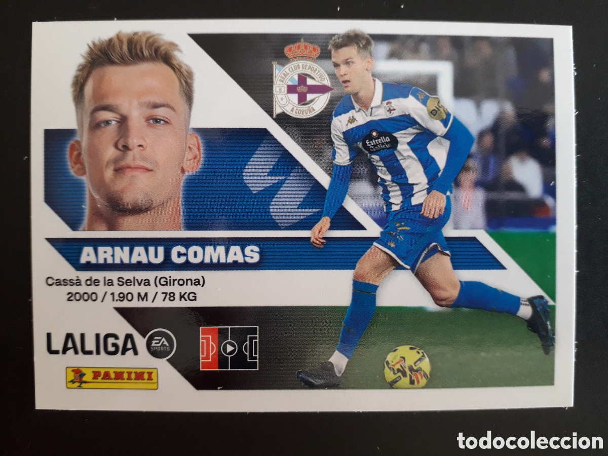 Cartes &agrave; collectionner de Football: ARNAU COMAS DEPORTIVO DE LA CORU&Ntilde;A N&deg; 9B ED ESTE 2026 2027 26 27 SIN PEGAR PEDIDO M&Iacute;NIMO 3&euro;