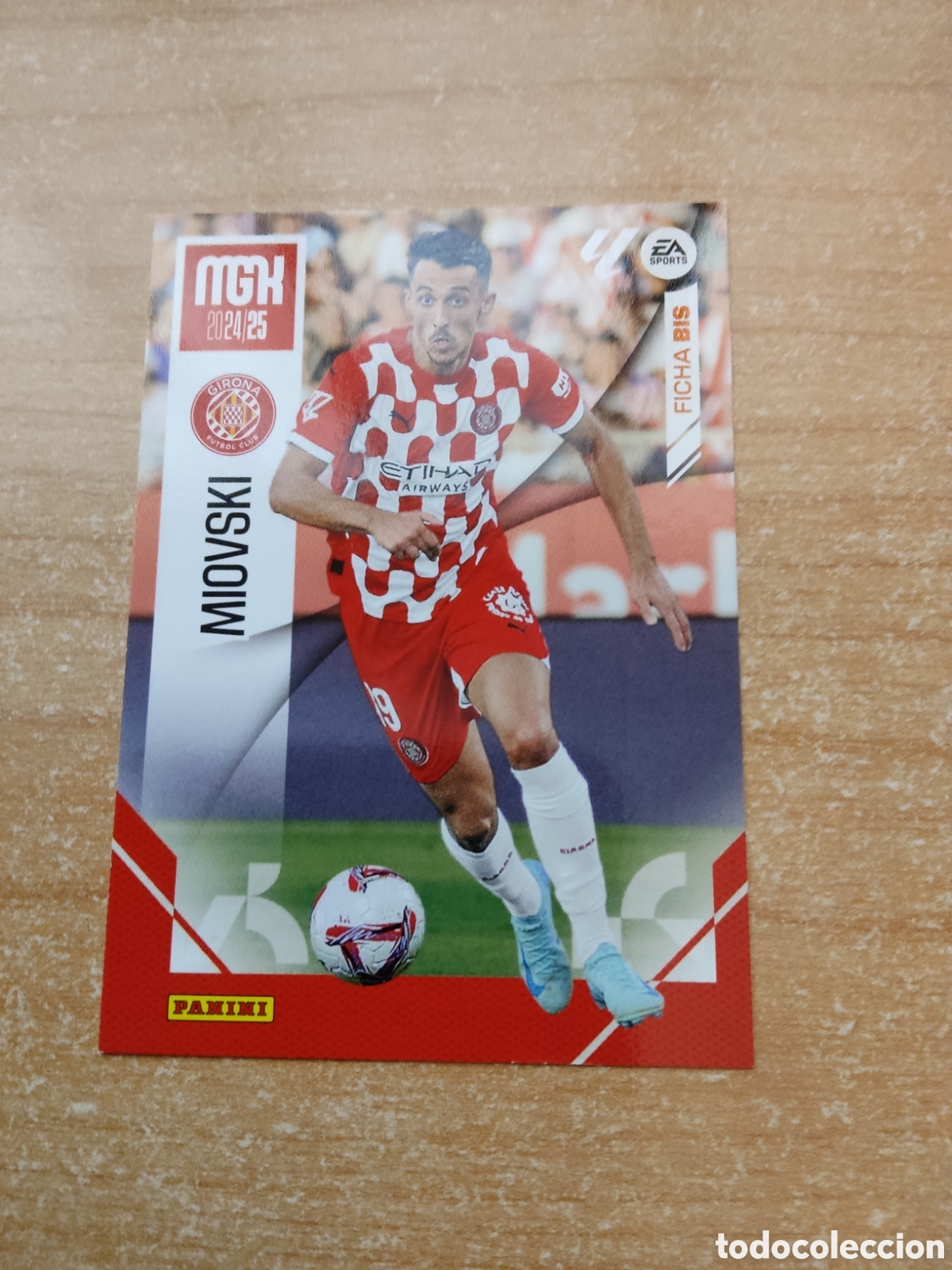 Football Stickers: 180 BIS MIOVSKI GIRONA MEGACRACKS 2024 2025