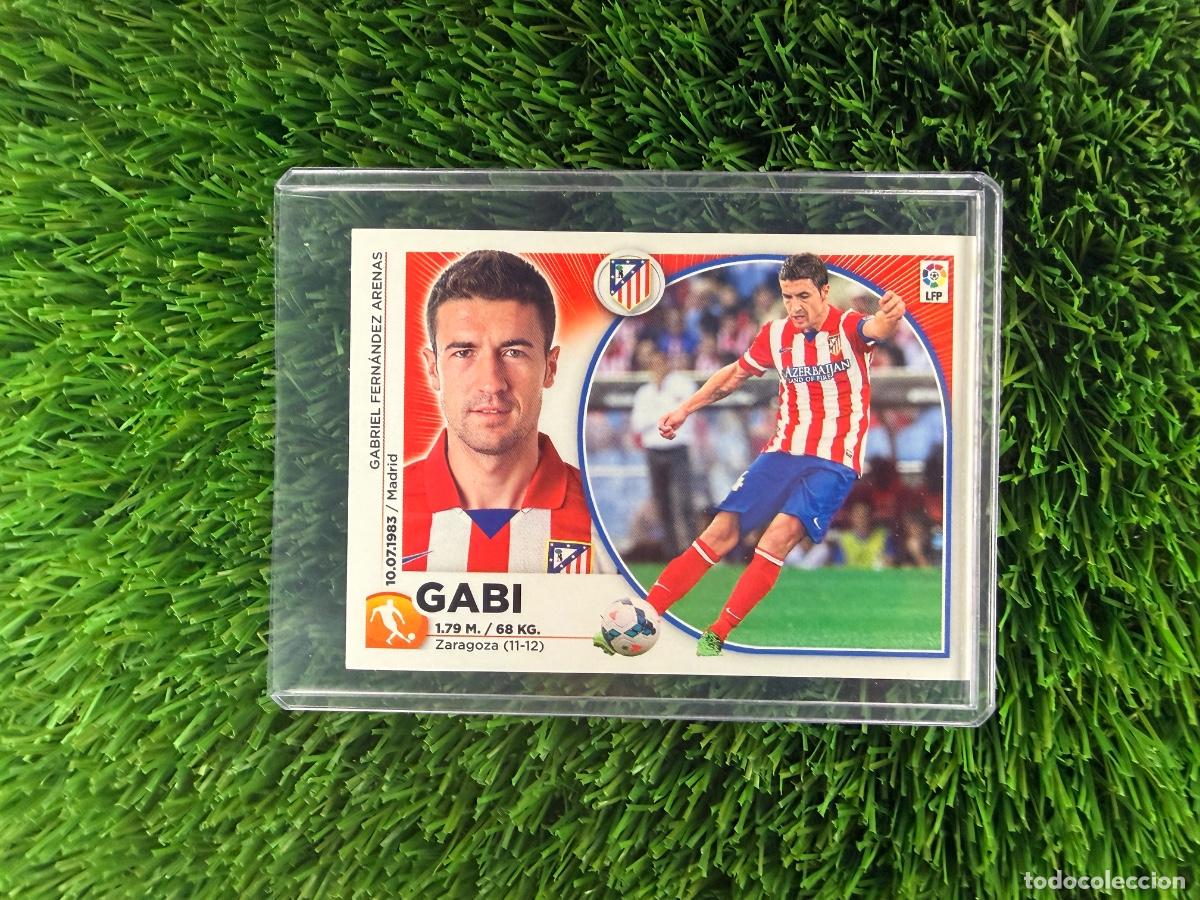 Cromos de f&uacute;tbol: N&ordm; 9 Gabi Atl&eacute;tico de Madrid Liga Este 14 15